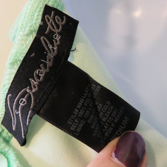 SEAFOAM GREEN SOCIALITE DRESS/ SIZE MEDIUM JUNIOR - Picture 6 of 6